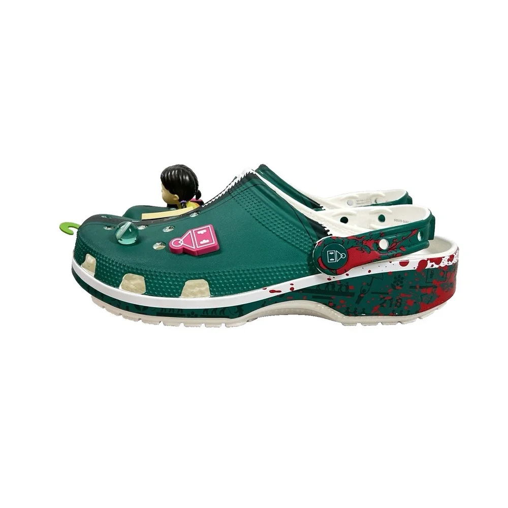 Crocs x Squid Game Classic Clog Mens 7 Women 9‎ Green Shoes Young-hee